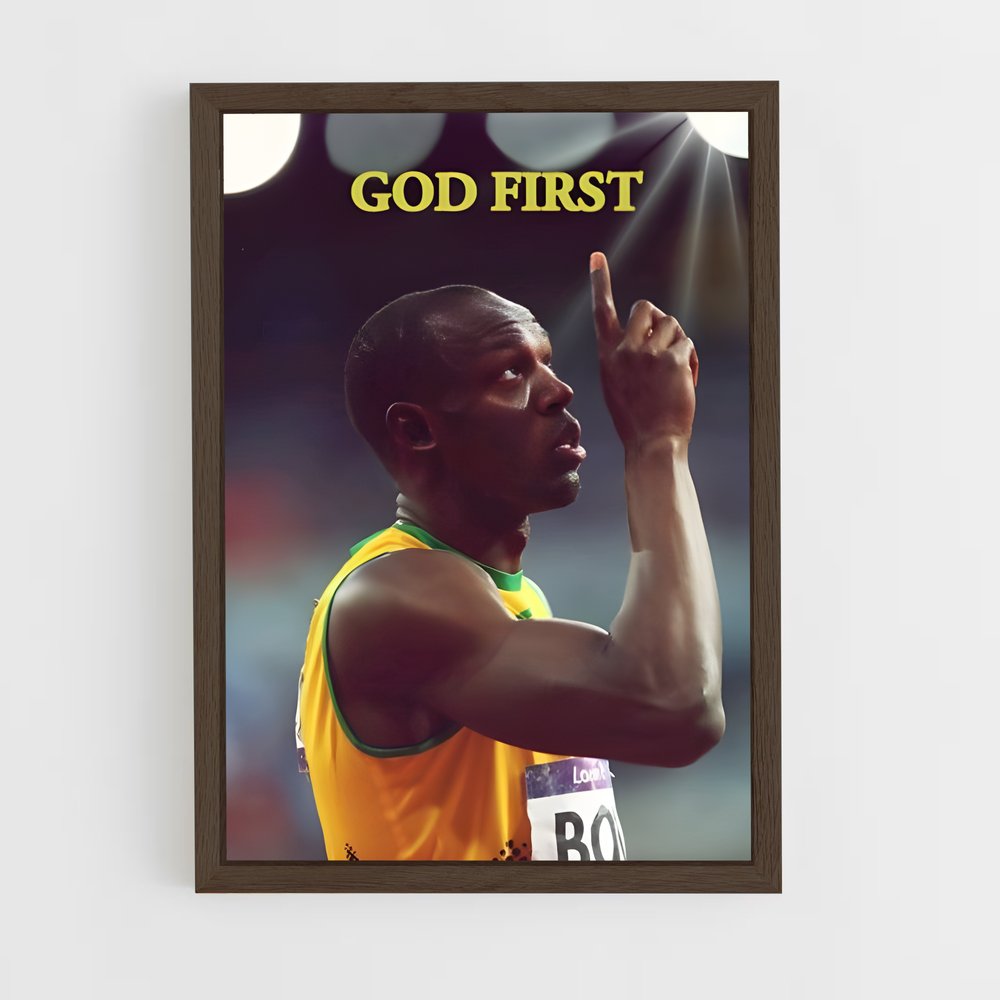 Poster Usain bolt – affiche Athlétisme (vue 5)